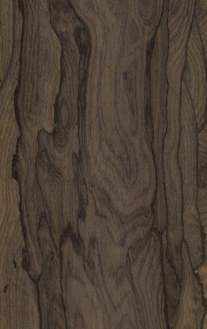 墨西哥黑檀顏色為中至深棕色，有時會帶點(diǎn)綠色或紫色色調(diào)，暗黑色紋理清晰貫穿板面，黑柿木有非常獨(dú)特的板面紋理，特別是徑切出來的木皮板面，被稱之為“蜘蛛網(wǎng)”和“山水畫”圖紋。四分切的板面紋理類似于硬楓，邊材是淡黃色，紋理通常是直紋或不規(guī)則，質(zhì)地均勻，板面有良好的光澤。.webp.jpg